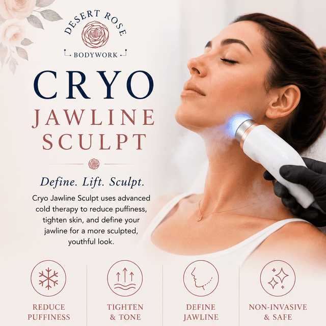 Cryo Jawline Sculpt at Desert Rose Bodywork in Humble, TX